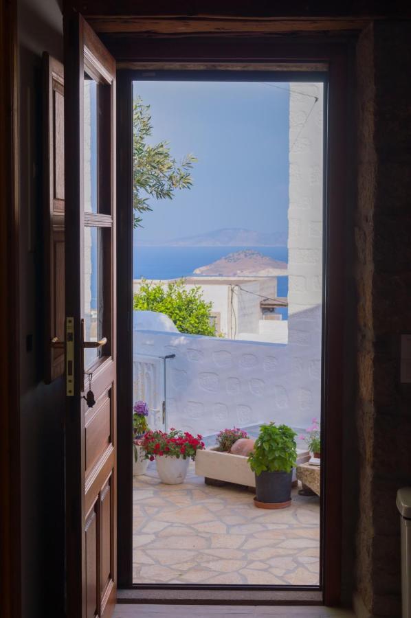 Manos House In Chora Villa Patmos Town Exterior photo
