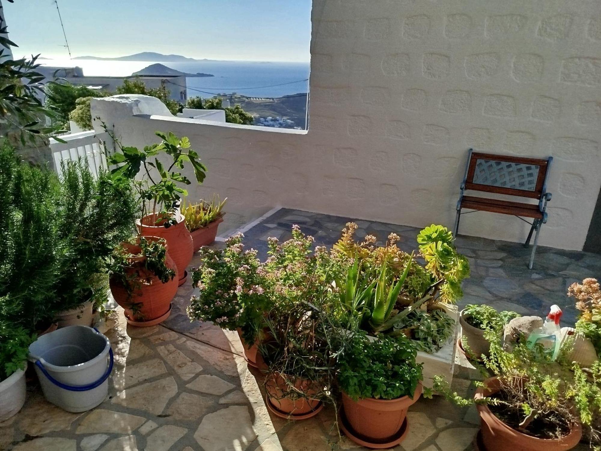 Manos House In Chora Villa Patmos Town Exterior photo