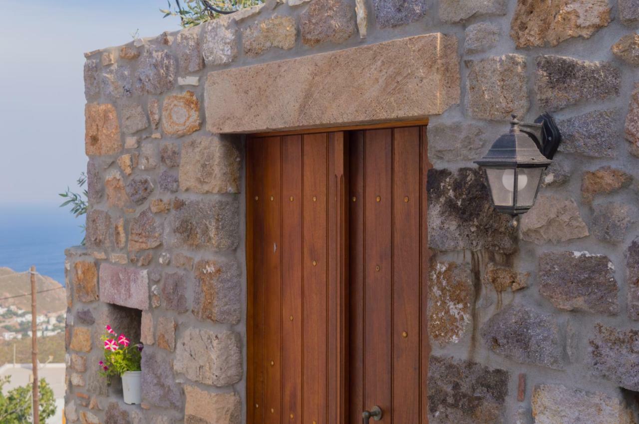 Manos House In Chora Villa Patmos Town Exterior photo